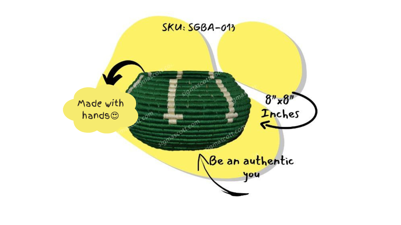 Hand-Made Sabai Basket-Green Goodlyfe
