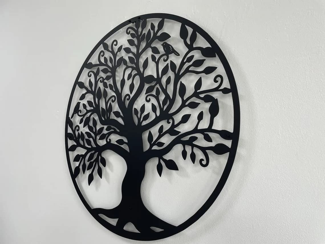 Eternal Roots – Tree of Life Metal Wall Art (24")inch | Customizable