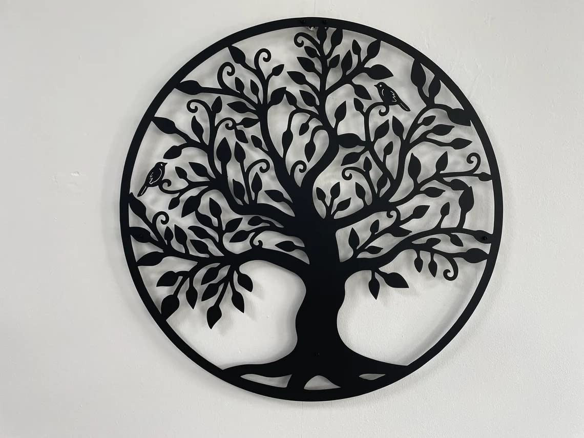 Eternal Roots – Tree of Life Metal Wall Art (24")inch | Customizable