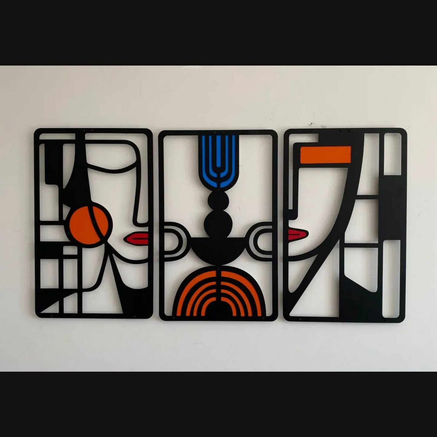Echo Spectrum – Abstract Faces Set-3 (14x24)"Inch | Customizable