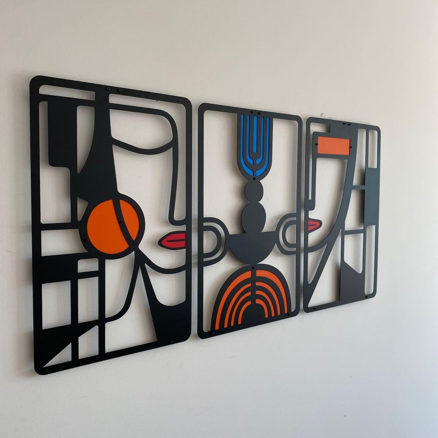 Echo Spectrum – Abstract Faces Set-3 (14x24)"Inch | Customizable