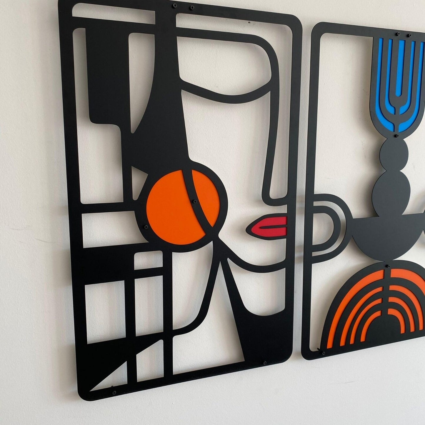 Echo Spectrum – Abstract Faces Set-3 (14x24)"Inch | Customizable