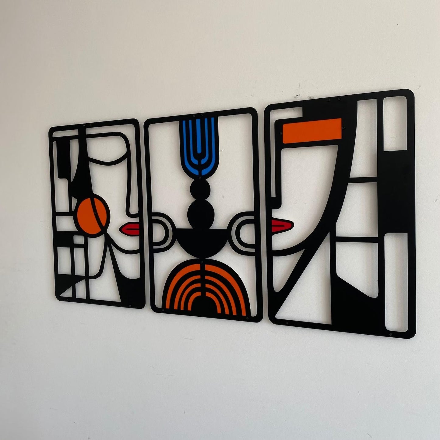 Echo Spectrum – Abstract Faces Set-3 (14x24)"Inch | Customizable