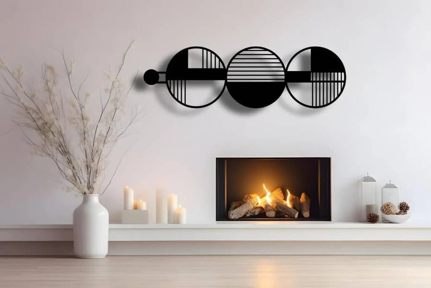 Abstract Balance Panel Modern Wall Art (36x18)"inch | Customizable