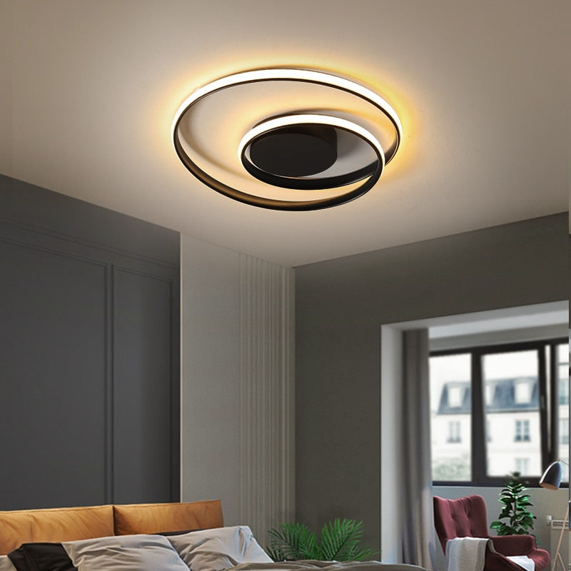 Modern Round Ceiling Light with 3 in 1 CCT Remote (Size Customization Available)