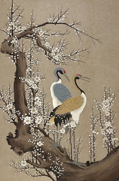 Mesmerizing earthy tone swan pair painting| 350 GSM Gallery-Wrapped Canvas on Premium 1x1 inch Pine Wood Frame"
