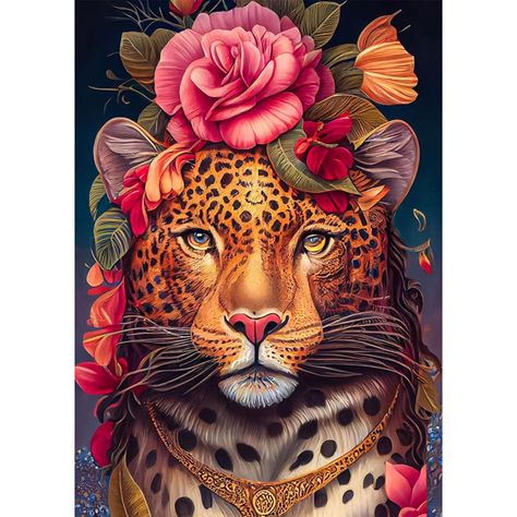 Beautiful Tiger wall art |350 GSM Gallery-Wrapped Canvas on Premium 1x1 inch Pine Wood Frame"