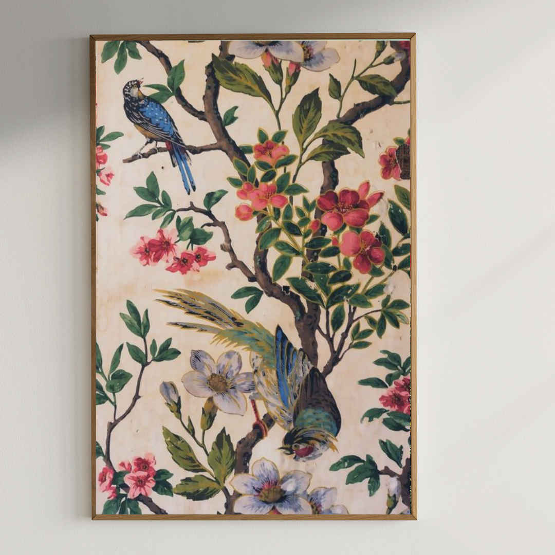 Beautiful Botanical painting| 350 GSM Gallery-Wrapped Canvas on Premium 1x1 inch Pine Wood Frame"