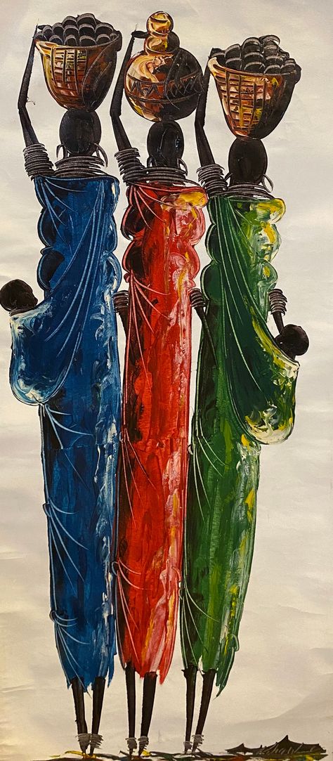 Beautiful women painting| 350 GSM Gallery-Wrapped Canvas on Premium 1x1 inch Pine Wood Frame"