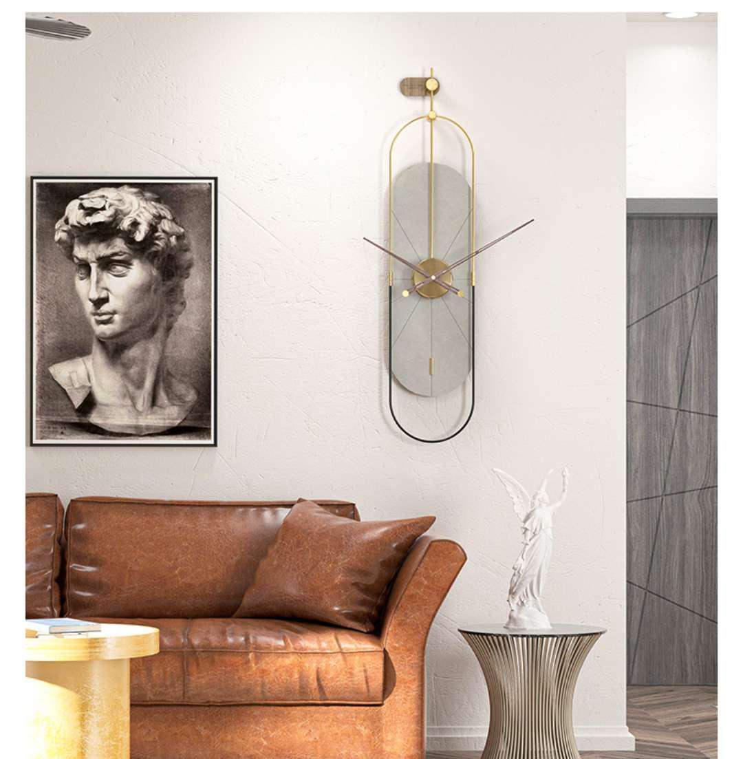 Copper art capsule wall clock