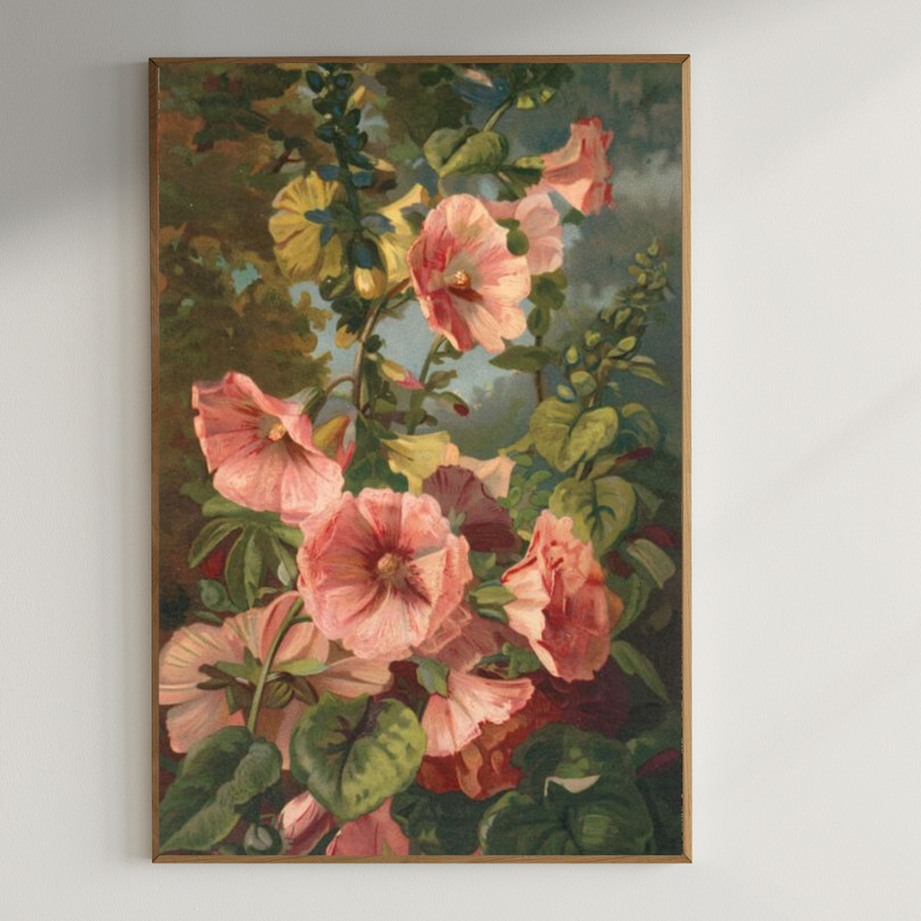 Beautiful botanical art| 350 GSM Gallery-Wrapped Canvas on Premium 1x1 inch Pine Wood Frame"