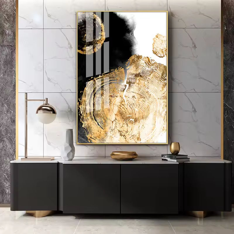 Abstract Crystal wall painting| 60X90 cm-Set of 2
