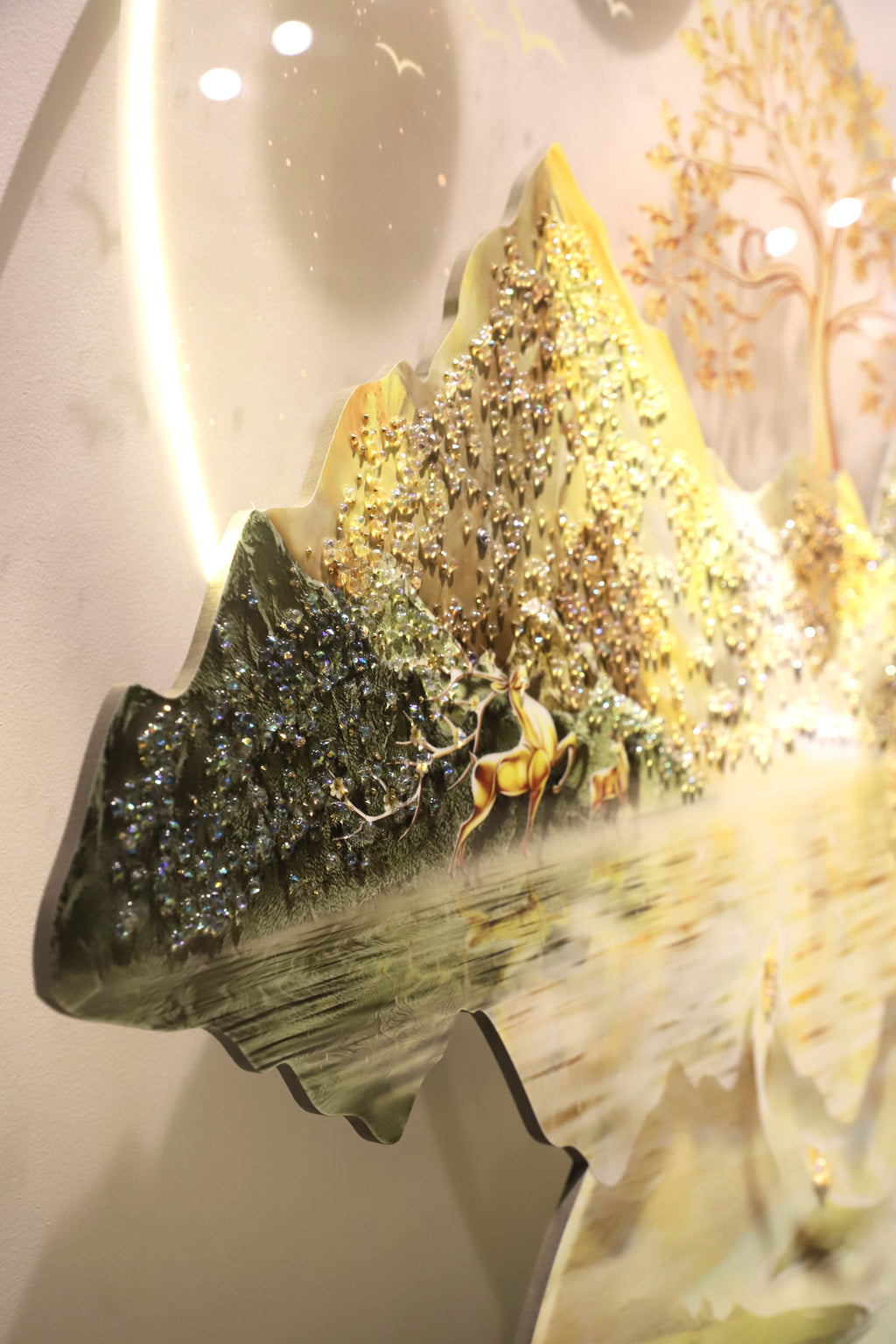 Nature’s Embrace||Crystal wall art||80*120cm