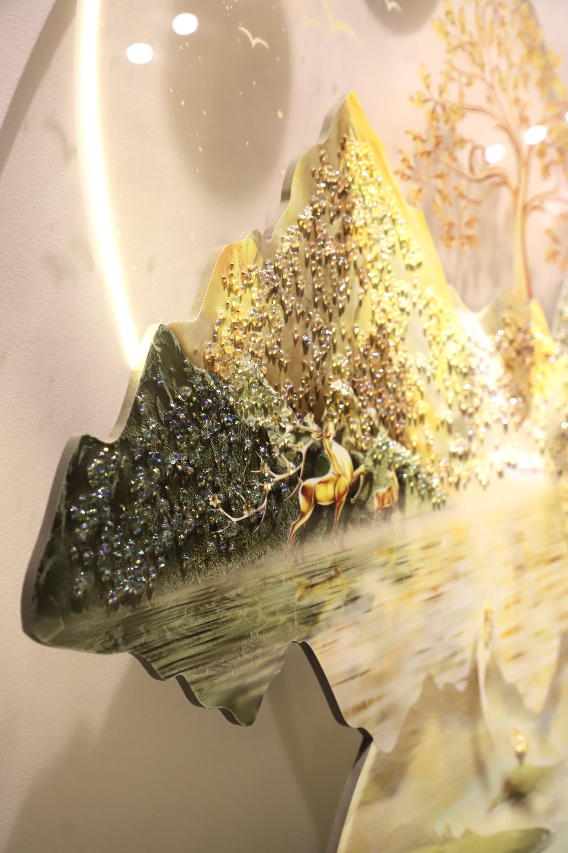 Nature’s Embrace||Crystal wall art||80*120cm
