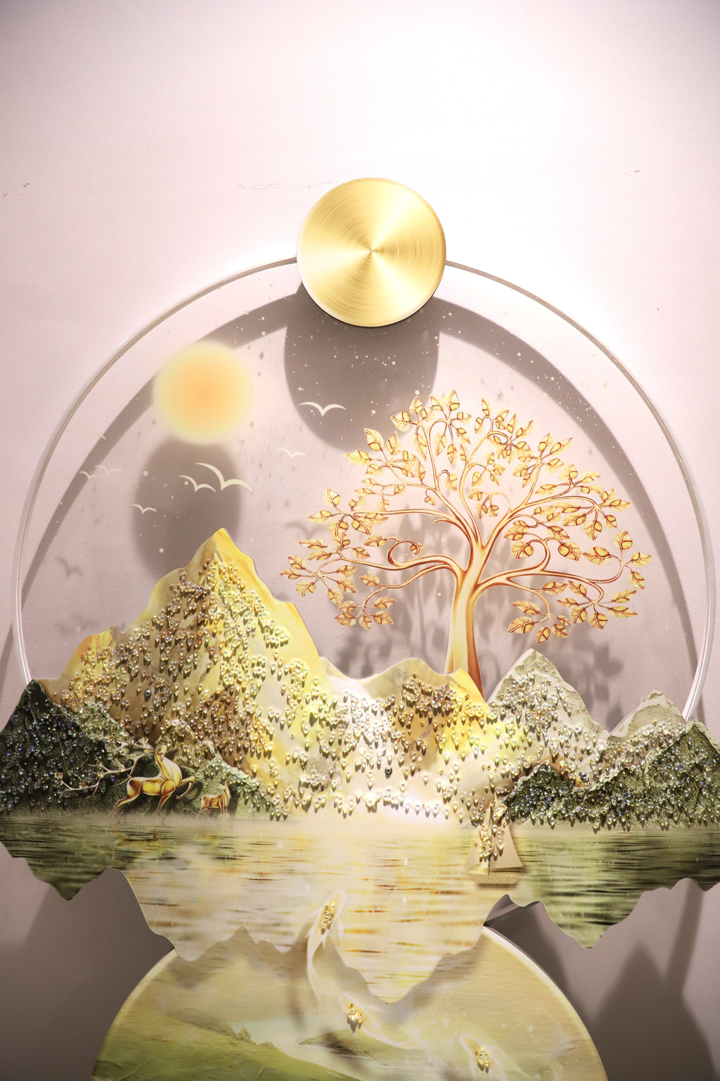 Nature’s Embrace||Crystal wall art||80*120cm