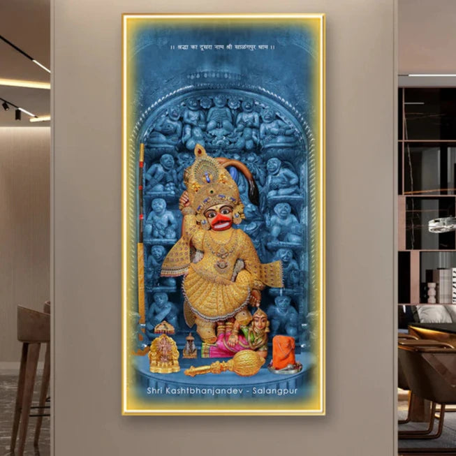 Shri Kashtbhanjan| Hanuman ji LED Crystal painting