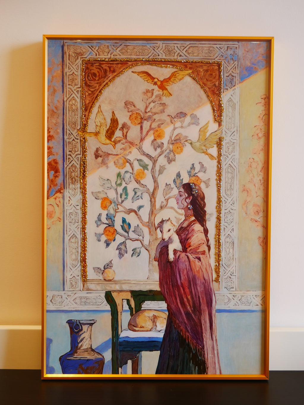 Royal Serenity crystal Wall Art|40x60cm