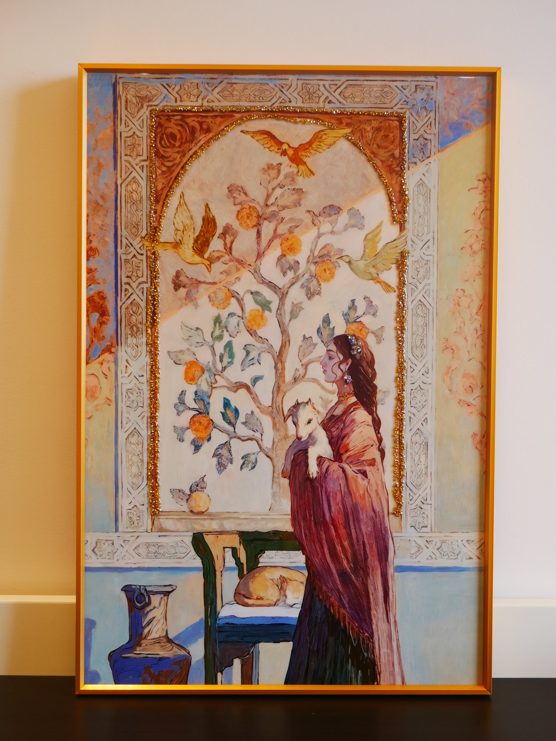 Royal Serenity crystal Wall Art|40x60cm