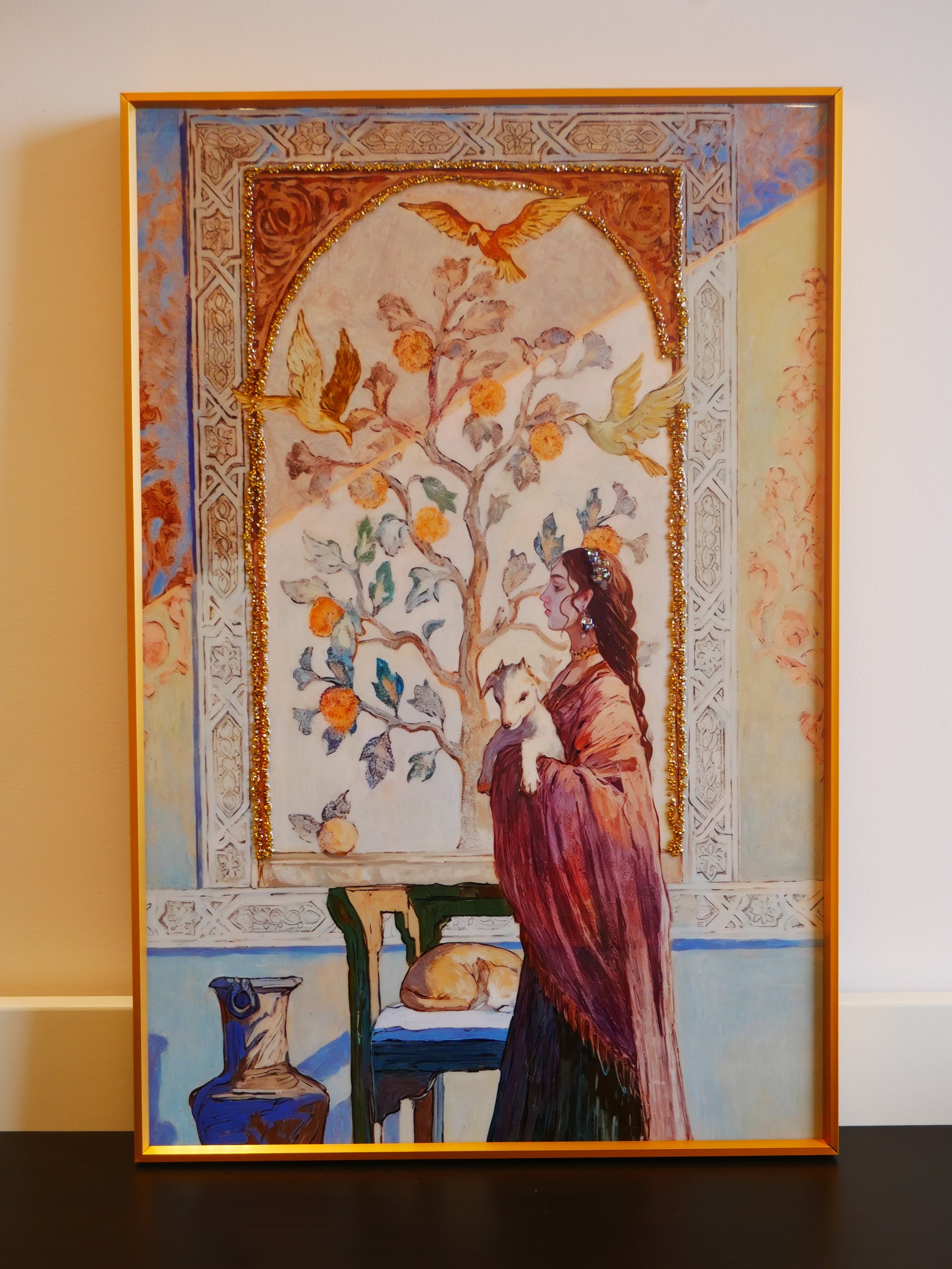 Royal Serenity crystal Wall Art|40x60cm