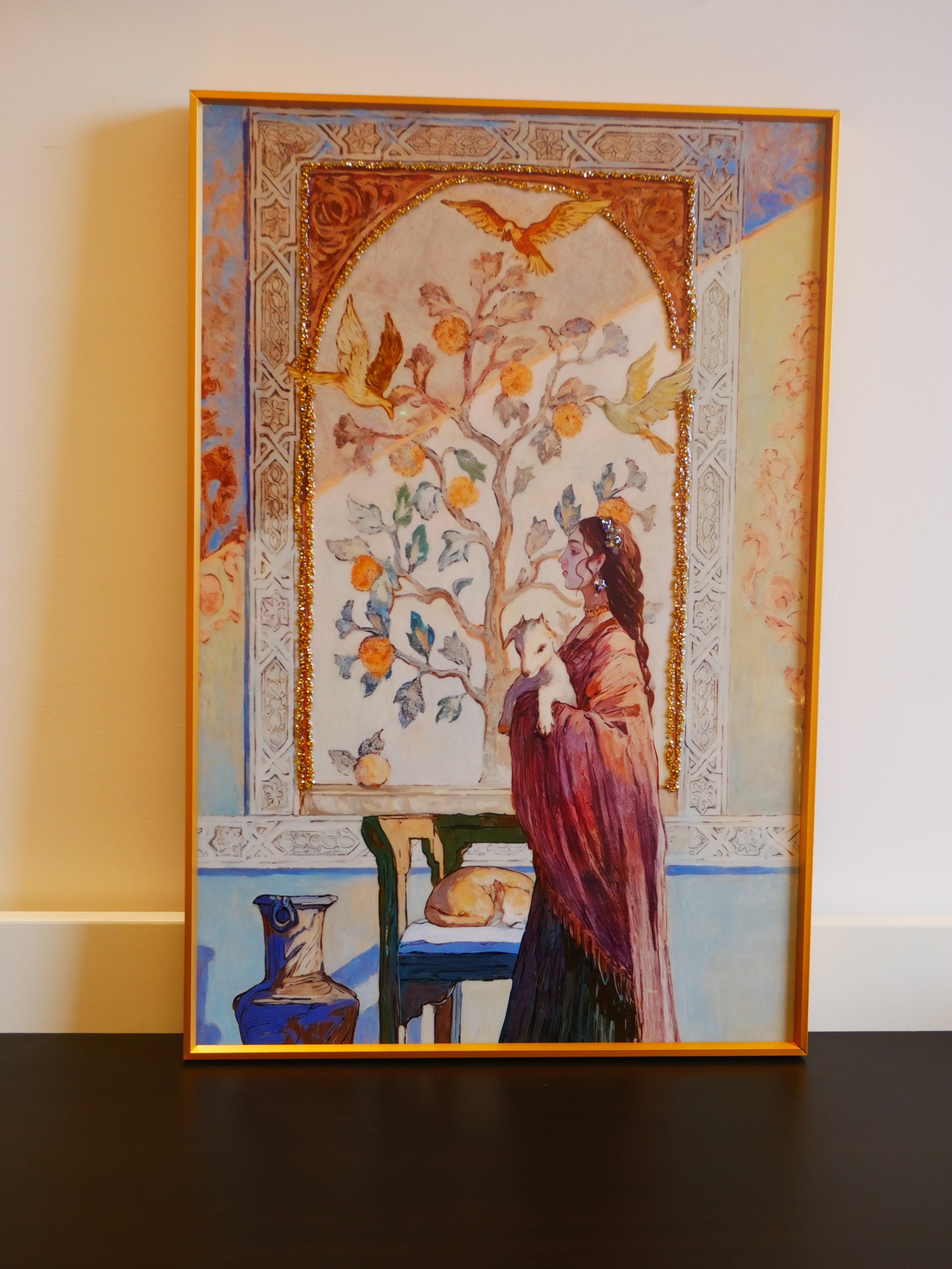 Royal Serenity crystal Wall Art|40x60cm