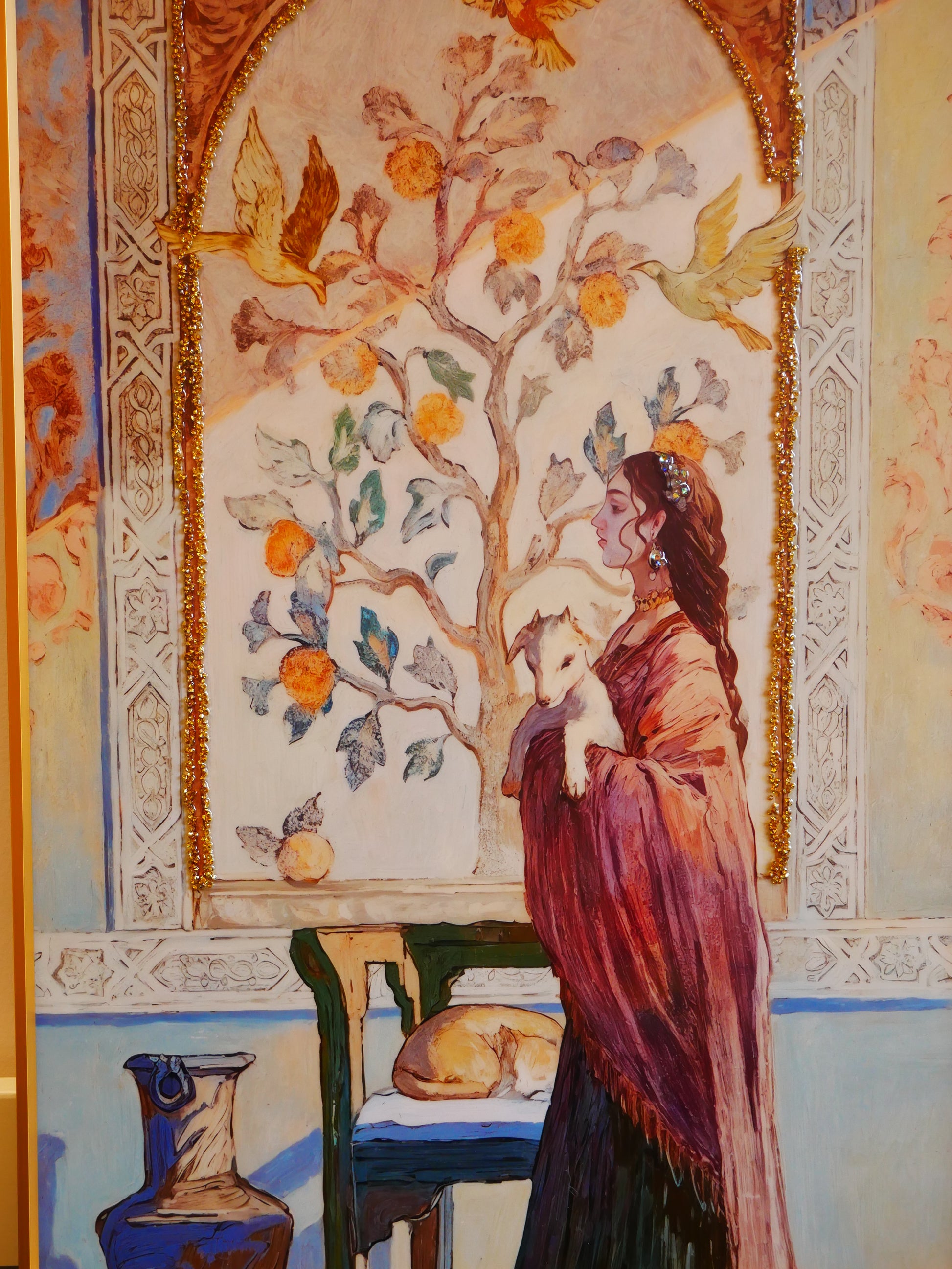 Royal Serenity crystal Wall Art|40x60cm
