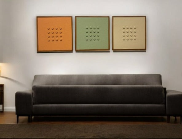 Attractive stunning texture handmade wooden wall art farme set of 3 (18x18") |customizable
