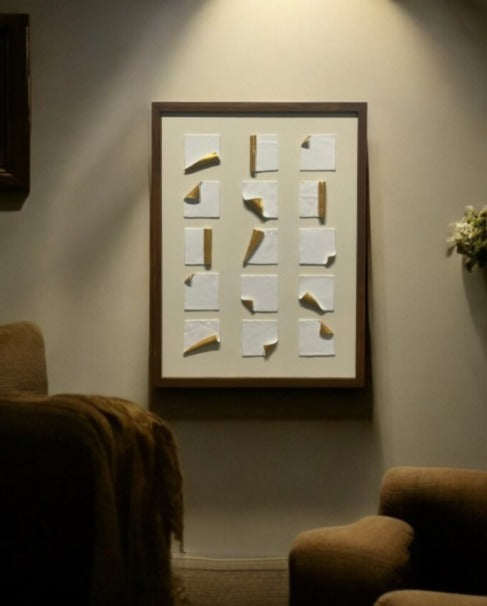 Modern Textured  Handmade  Wall Art (24x32)"|customizable