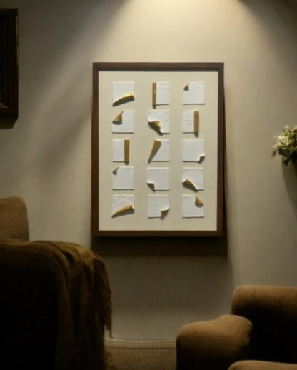 Modern Textured  Handmade  Wall Art (24x32)"|customizable