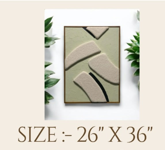 Abstract textured wall art |(26x36)inch|customizable