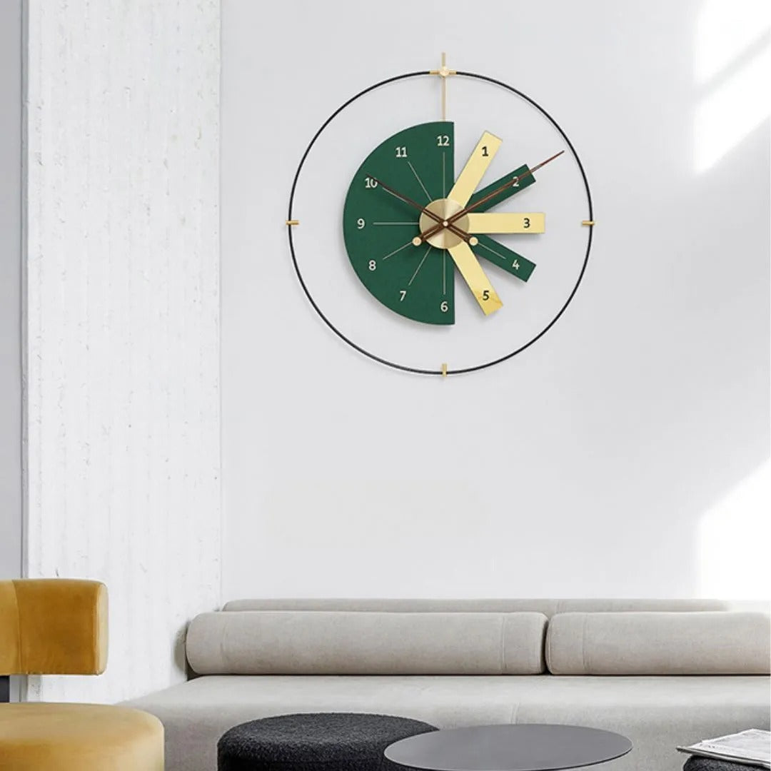 Eliot Time Art Clock Wall Art |(large size)| Silent quartz| Customizable