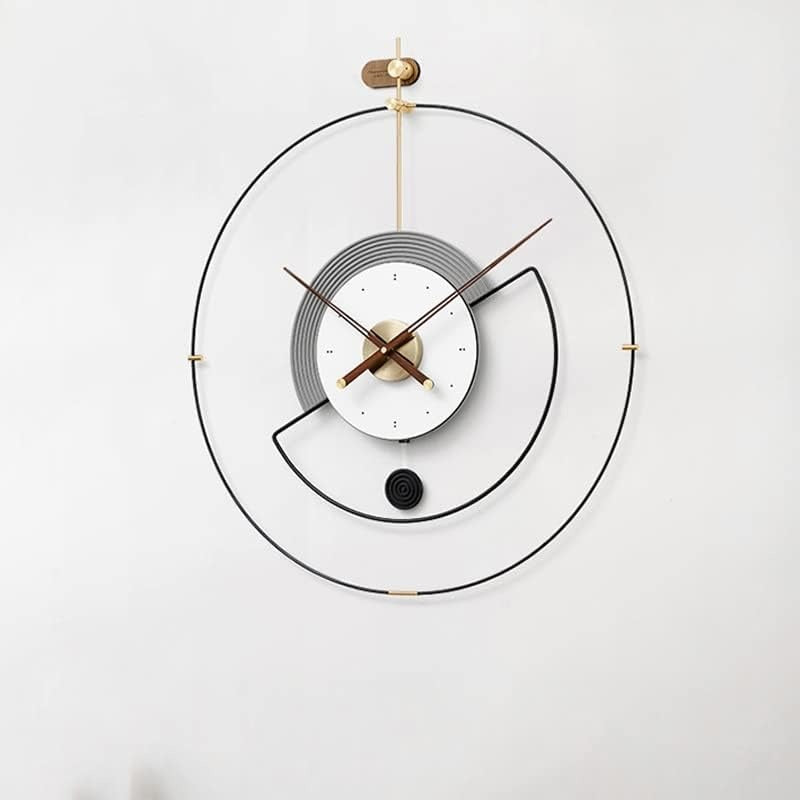 Premium Round Wall Clock,Green (32x34)"inch| Silent quartz| Customizable