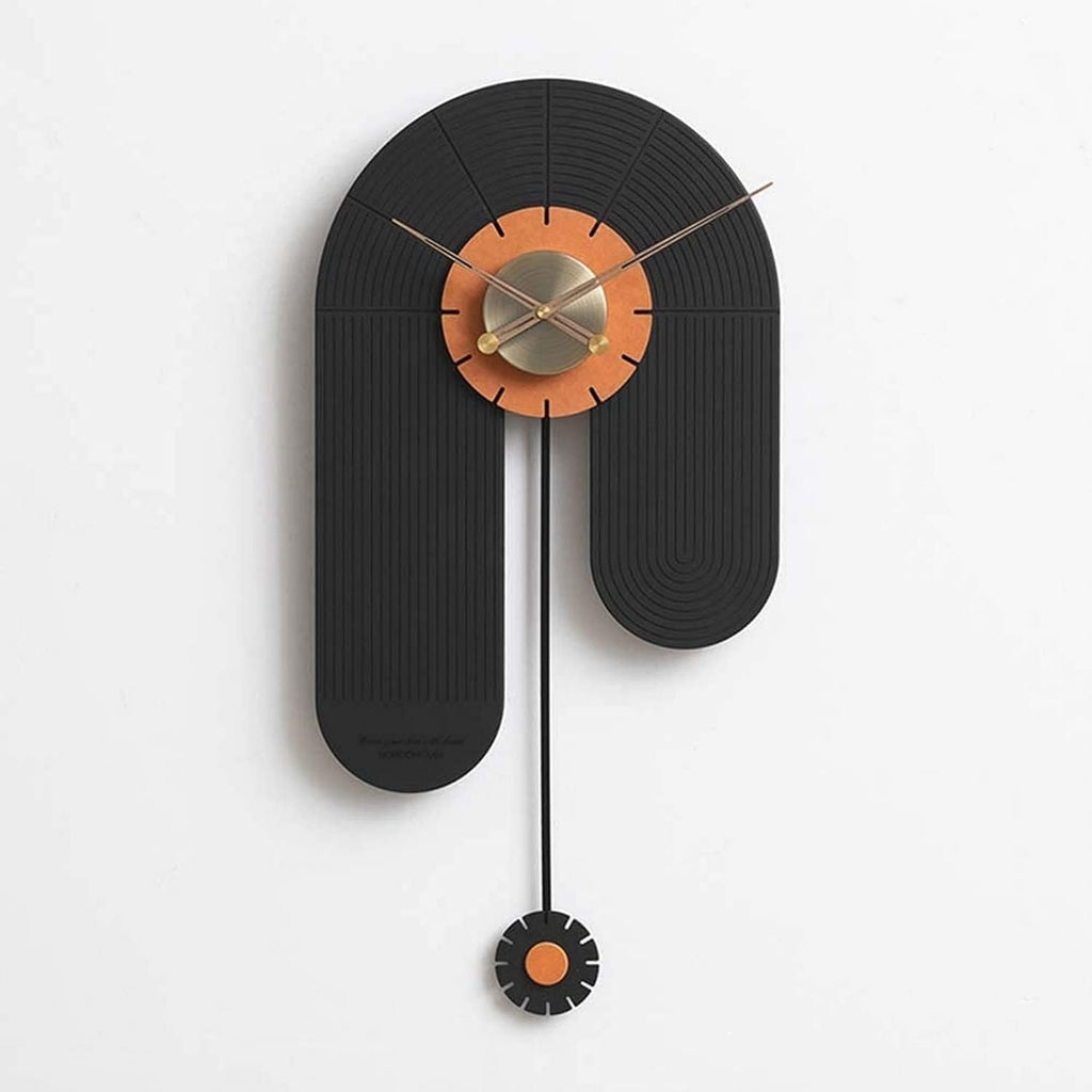 Modern Desginer  Wall Clock for Living Room,(15x30)"inch| Silent quartz| Customizable