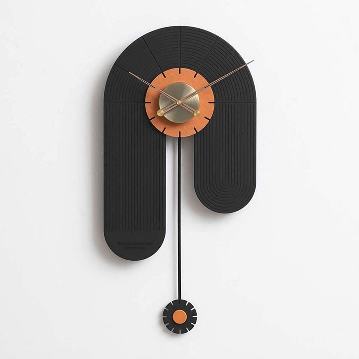 Modern Desginer  Wall Clock for Living Room,(15x30)"inch| Silent quartz| Customizable