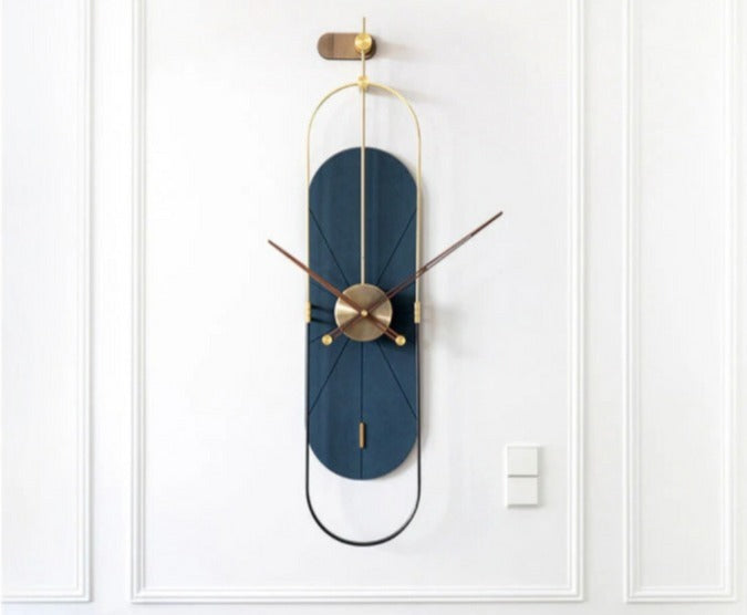 Luxe Wall Clock (8x35)"inch| Silent quartz| Customizable