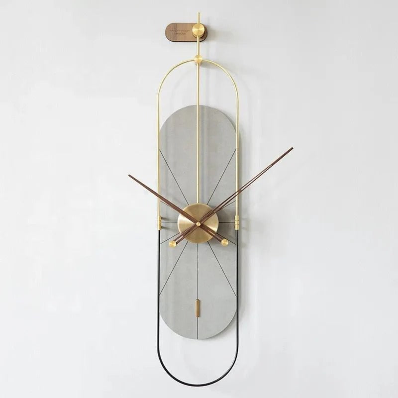 Luxe Wall Clock (8x35)"inch| Silent quartz| Customizable