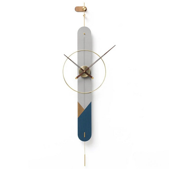 GeoStrata Vertical Clock (6.5X50)"| Silent quartz| Customizable