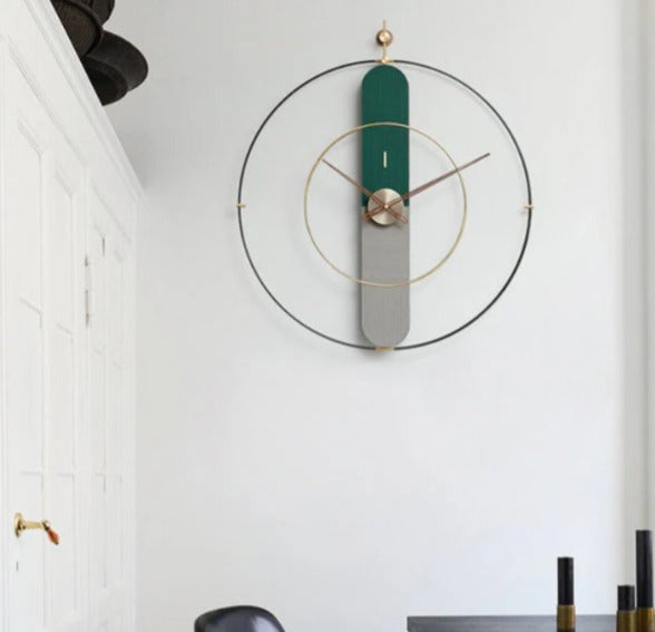 OrbitBalance Designer Clock  (32X34")| Silent quartz| Customizable