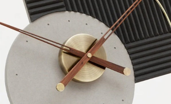 GeoFusion Luxe Clock (32X34)"Inch | Silent quartz| Customizable