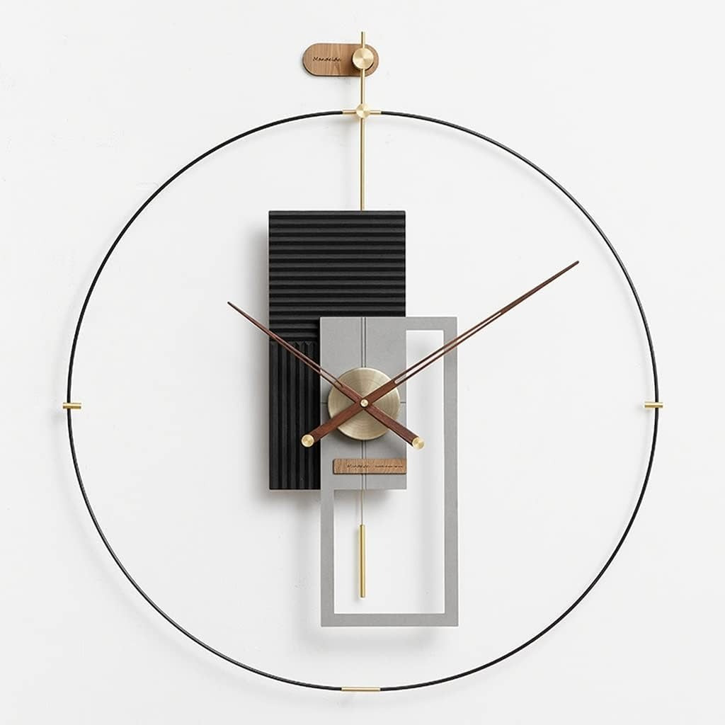ModernEdge Halo Clock (32X34") INCH | Silent quartz| Customizable