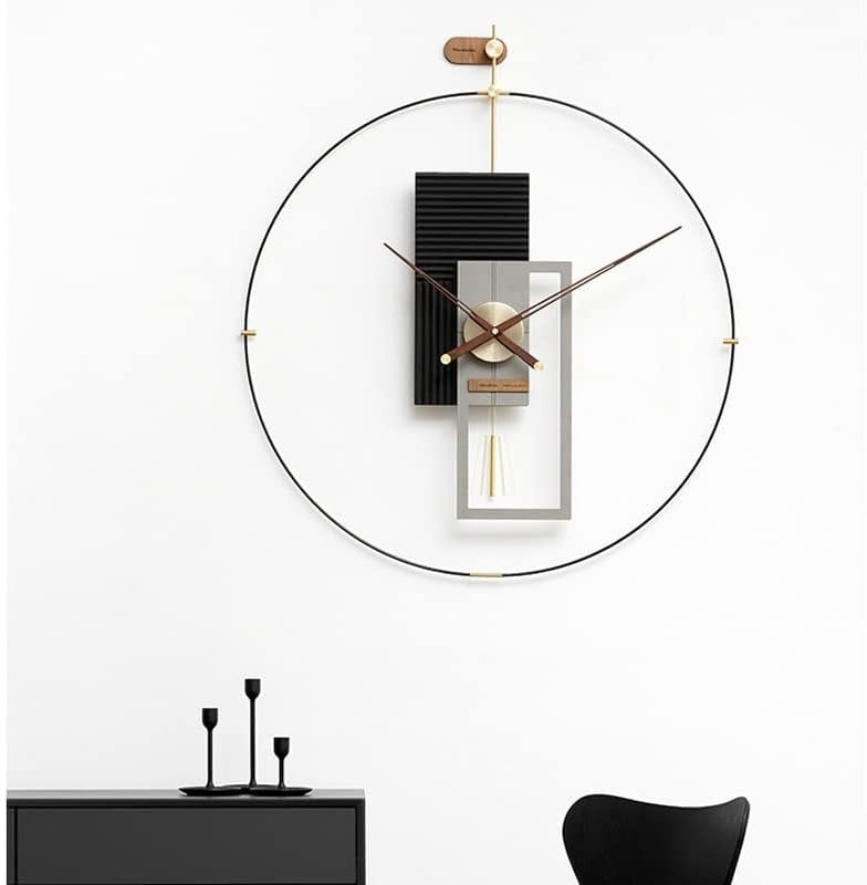 ModernEdge Halo Clock (32X34") INCH | Silent quartz| Customizable