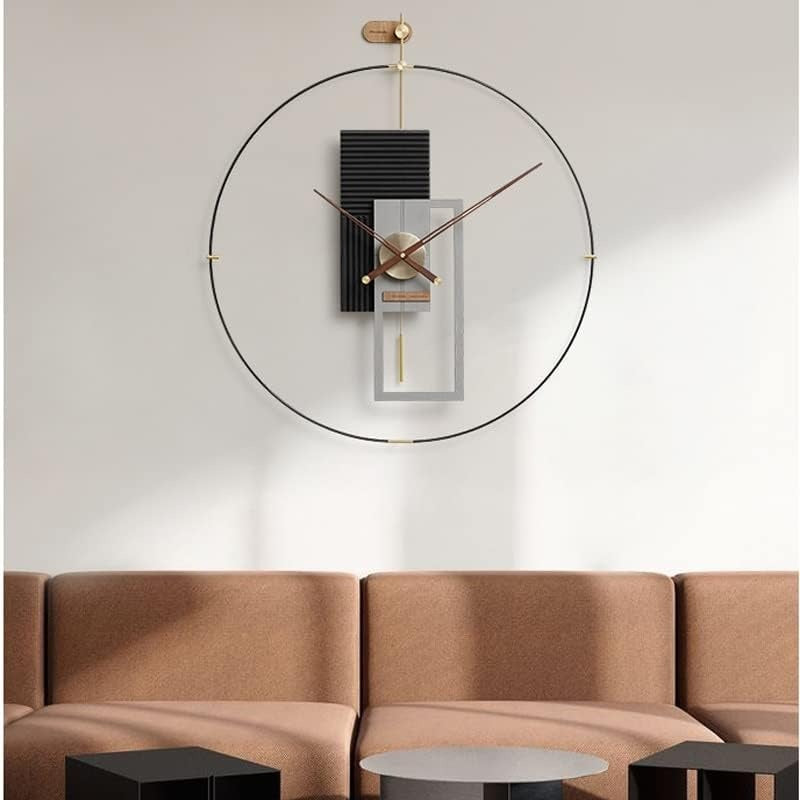 ModernEdge Halo Clock (32X34") INCH | Silent quartz| Customizable