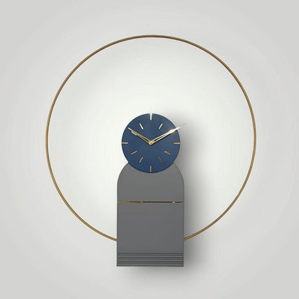 Blue Dome Modern Clock (25X28)"INCH | Silent quartz| Customizable