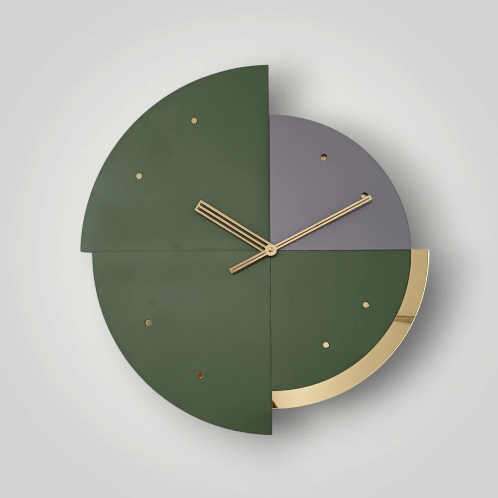 Geo Aura Designer Clock (16X18)"INCH | Silent quartz| Customizable