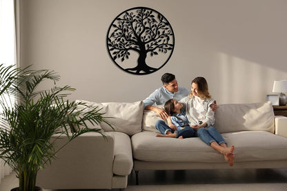 Eternal Roots – Tree of Life Metal Wall Art (24")inch | Customizable
