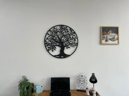 Eternal Roots – Tree of Life Metal Wall Art (24")inch | Customizable