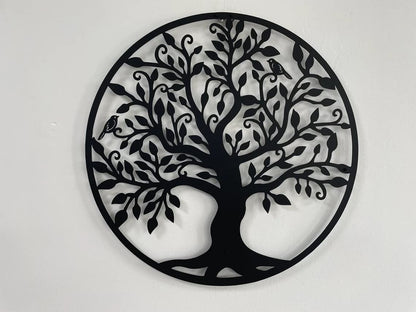 Eternal Roots – Tree of Life Metal Wall Art (24")inch | Customizable