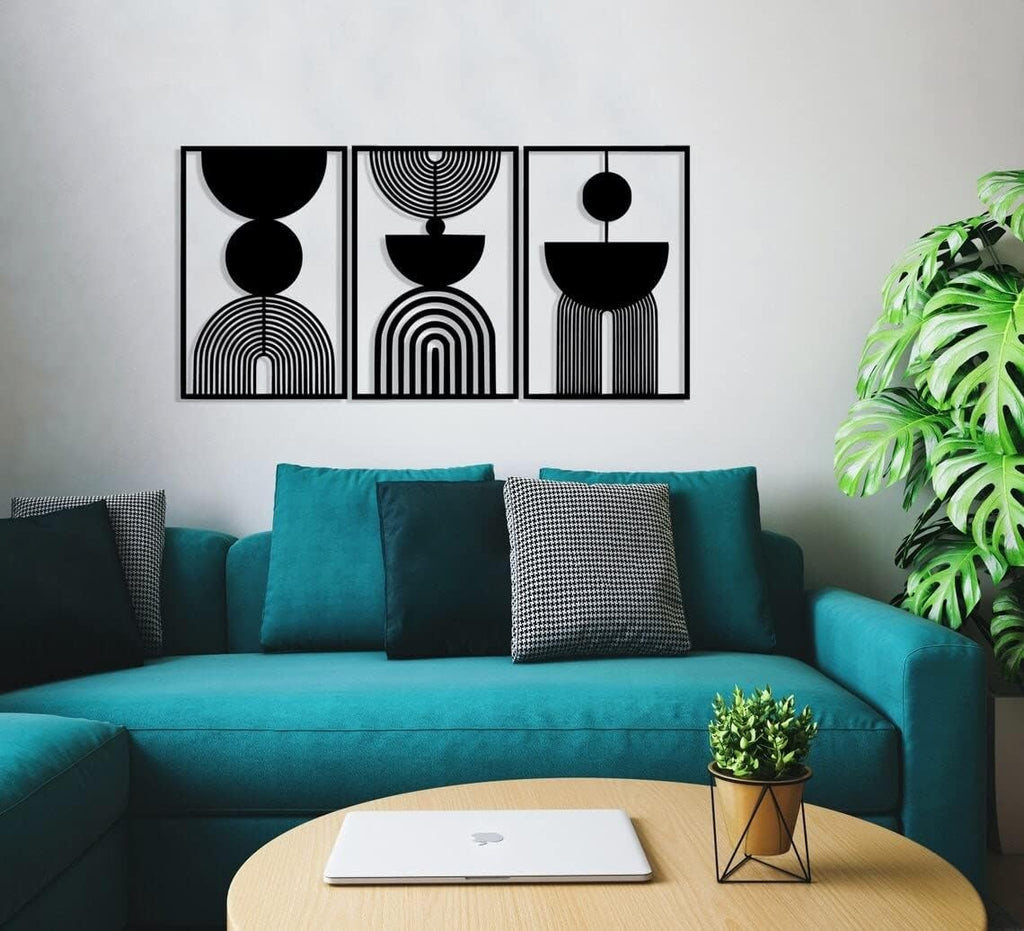 MonoMorph – Premium Minimalist Wall Decor Size-12x15"inch-SET OF 3 | Customizable
