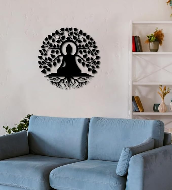 Peace Root – Buddha Tree of Life Wall Art 24"inch | Customizable