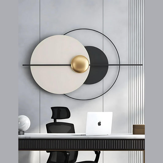 Axis Glow – 3D Minimal Abstract Wall Accent (24x48)"inch | Customizable