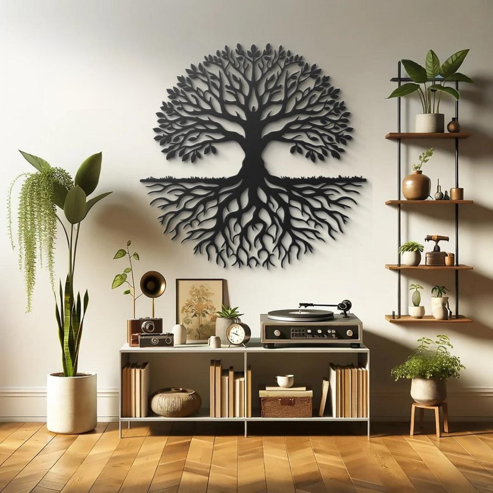 Rooted Harmony – Tree of Life Wall Art 24"INCH | Customizable